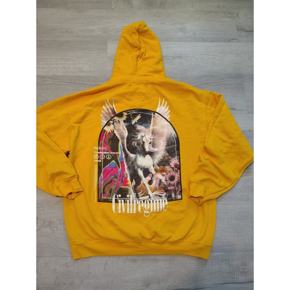 Civil Regime Hoodie‎ Mens Large Pegasus Graphic Pullover Limited 225/500 S.I.N.